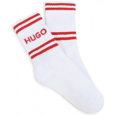 HUGO Dětské ponožky 2-pack bílá