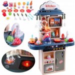 Jokomisiada Kitchen ZA3829 Sada interaktivní kuchyňka lednice trouba dřez – Sleviste.cz
