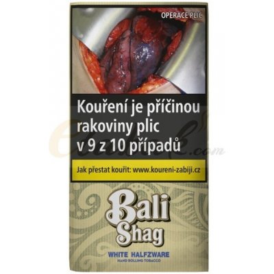 Bali Shag White Halfzware 30 g cigaretový tabák – Hledejceny.cz