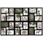 Atmosphera Rámeček na 24 fotografie, fotorámeček, rámeček na fotky, černý 102546 černá – Zboží Živě