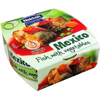 Nekton Opečená ryba se zeleninou Mexico 200 g – Zboží Dáma Nekton Opečená ryba se zeleninou Mexico 200 g – Zboží Dáma