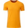 Pánské Tričko James & Nicholson Klasické tričko z biobavlny 8008 Světle žlutá