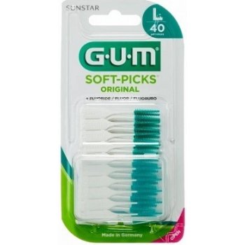 GUM Soft Picks gum. mezizubní kartáčky velké 40 ks