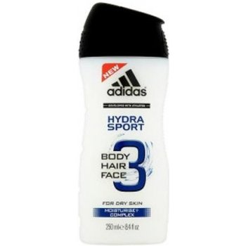 Adidas 3 Active Hydra Sport Men sprchový gel 250 ml