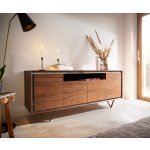 Delife Stonegrace 200 cm 4 dvířka podnož ve tvaru V – Zboží Mobilmania