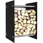 VidaXL Tvrzené sklo 40 x 35 x 60 cm černý – HobbyKompas.cz