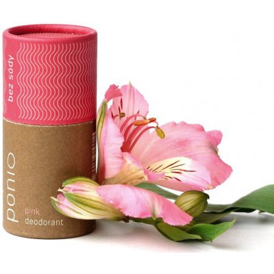 Ponio Pink přírodní bezsodný deodorant roll-on 60 g