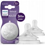 Philips Avent savička Natural Response 4 střední průtok 2 ks transparentní – Zboží Dáma