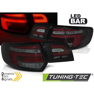 Zadní světla Audi 8P 5D 03-08 - červená/černá LED BAR SEQ SPORTBACK – Hledejceny.cz