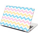 Sablio Samolepka na notebook Tříbarevné klikyháky - 38x26 cm – Zboží Živě