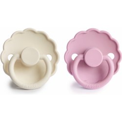 Frigg dudlík Daisy 2 pack Cream/Lupine