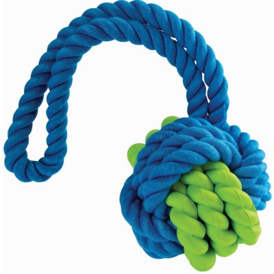 HipHop Kombinovaný Monty míč přírodní guma a bavlna s poutkem 31 cm – Sleviste.cz
