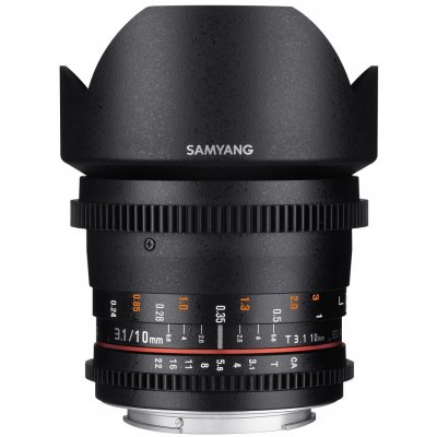 Samyang 10mm T3.1 VDSLR ED AS NCS CS II Sony A
