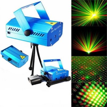 commshop Disco laser - mini laserový projektor (zelená + červená) od 499 Kč  - Heureka.cz