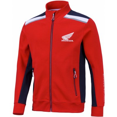HONDA mikina RACING Cardigan 23 zip red – Zboží Dáma
