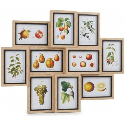 Edaxo Multirámeček na 10 fotografií FLOWA, 10 x 15 cm béžová – Hledejceny.cz