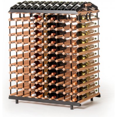 RAXI 240 lahví Stojan na víno Classix oboustranný Voskovaný Buk – Zboží Dáma RAXI 240 lahví Stojan na víno Classix oboustranný Voskovaný Buk – Zboží Dáma