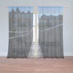 Sablio Záclony Visutý most: 2ks 150x250cm – Hledejceny.cz