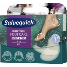 Salvequick Foot Care Blistr Náplast na puchýře 10 ks