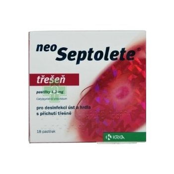 NEOSEPTOLETE TŘEŠEŇ ORM 1,2MG PAS 18