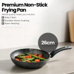 Edenberg Tradiční pánev 26 cm s mramorovým povrchem – Sleviste.cz