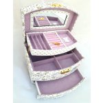 Malina šperkovnice s potiskem Sova Happy – Zboží Mobilmania