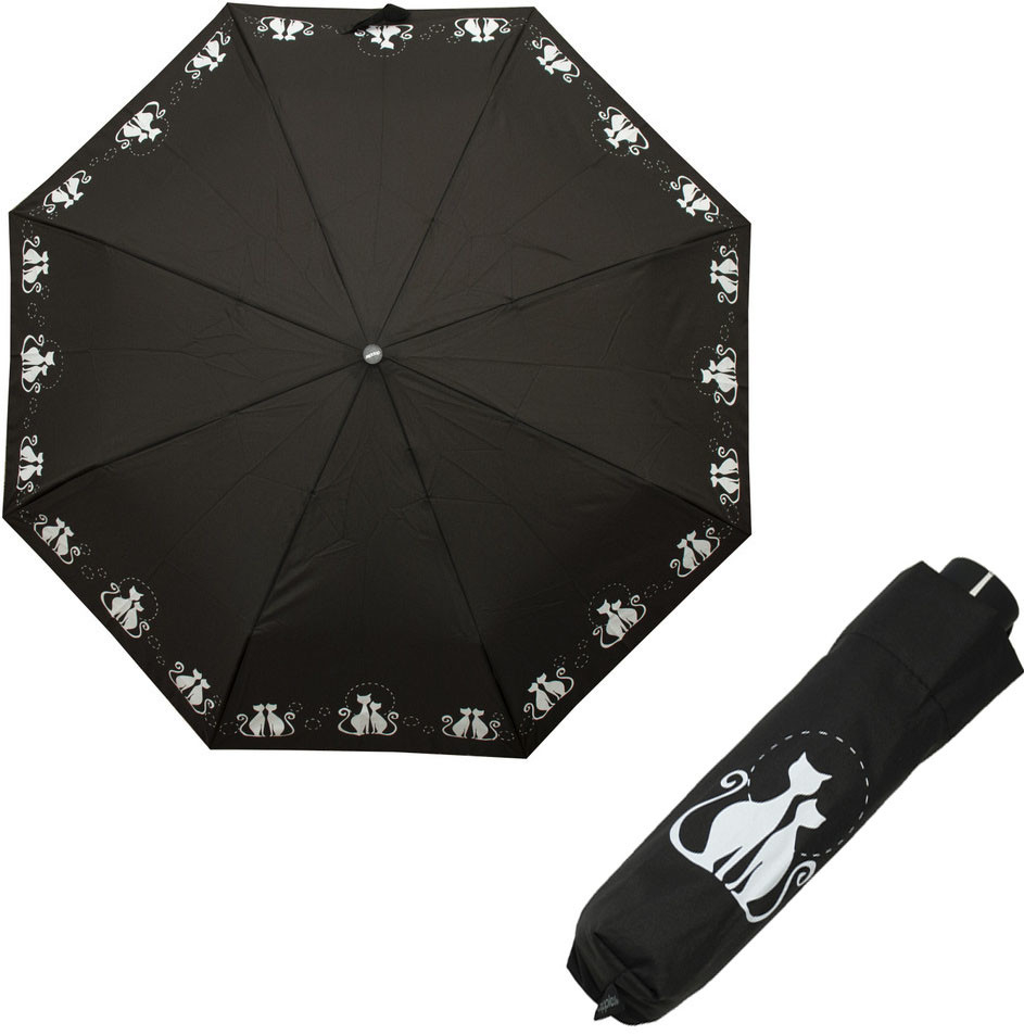 Doppler Mini Fiber dreaming Cats deštník skládací černý od 392 Kč -  Heureka.cz