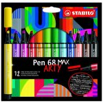 STABILO Pen 68 Max 12 barev Arty – Zboží Dáma