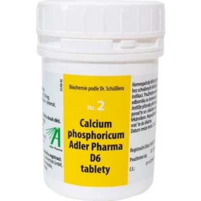 Adler Pharma Schüsslerovy soli Nr. 2 Calcium phosphoricum D6 400 tablet – Hledejceny.cz