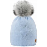 Fashionweek dámská zimní čepice s bambulí flísová podšívka Wool Heart Modrá – Hledejceny.cz