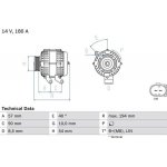 Alternátor BOSCH 0 986 048 400 | Zboží Auto