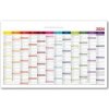 Kalendář Nástěnný Plánovací mapa SK 80x100 cm barevná 2024