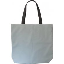 Polyesterová (100D) nákupní taška Jordyn, šedá stříbrná