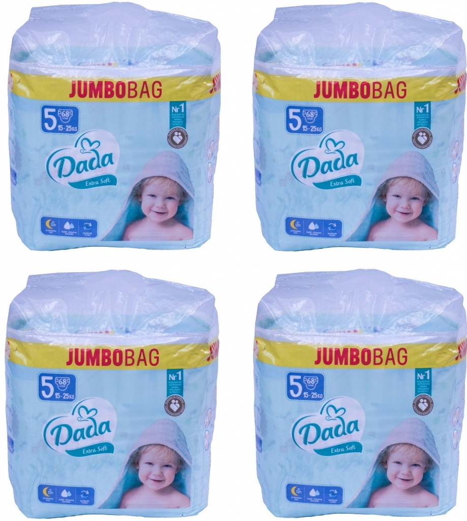 Dada 4xJUMBOBAG extra soft 5 JUNIOR 15-25kg 68ks