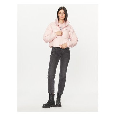 Columbia Puffect Cropped Jacket červená