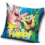 Carbotex polštář SPONGE BOB A PATRIK RADOVÁNKY 40x40 – Zboží Mobilmania