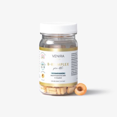 Venira b-komplex pro děti 120 tablet meruňka