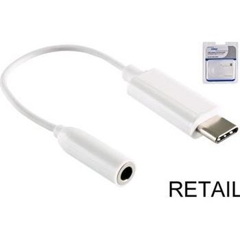 OEM Adaptér USB CM - jack 3,5, sluchátka + mikrofon USBC-AUDIO