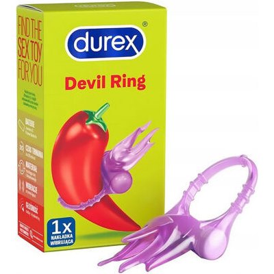 Durex Play Little Devil - Vibrační kroužek růžový – Zboží Mobilmania