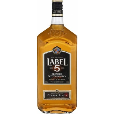 LABEL 5 WHISKY 40% 1 l (holá láhev) – Zbozi.Blesk.cz