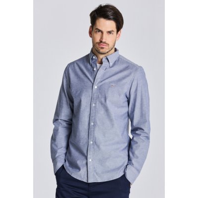 Gant D1. košile slim Oxford stretch shirt modrá – Zboží Mobilmania