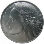 Česká mincovna 100. výročí narození Jarmily Novotné 200 Kč 2007 stříbrná mince Proof 13 g – Zbozi.Blesk.cz