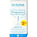 Intime Pregnancy DipStick těhotenský test 2 ks – Zboží Mobilmania