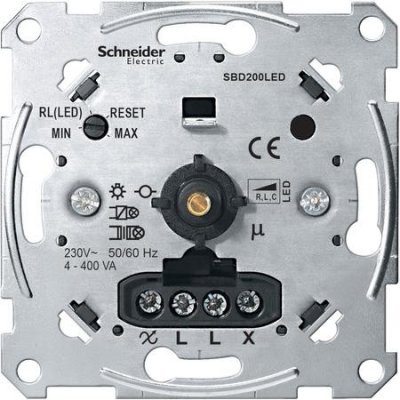 Schneider Electric MTN5134-0000 Merten - Mechanismus univerzálního LED stmívače (4-400W) – Hledejceny.cz