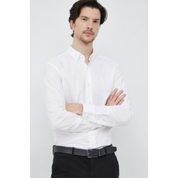 Boss bavlněná košile regular s límečkem button-down 50490412 bílá