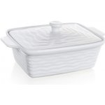 Banquet Zapékací forma obdélníková s víkem 28x18cm Culinaria White – Zboží Dáma