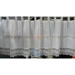 Záclona na poutka 1406 bílá 45 cm – Hledejceny.cz