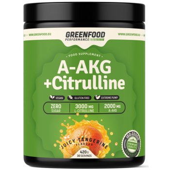 GreenFood A-AKG + Citrulline Malate 420 g