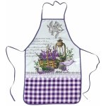 Praktik Textil zástěra Levandule motýl – Zboží Mobilmania