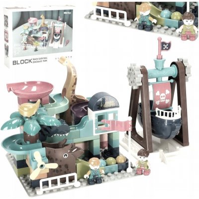 KIK kuličková dráha 121ks Dinosauří park – Zboží Mobilmania